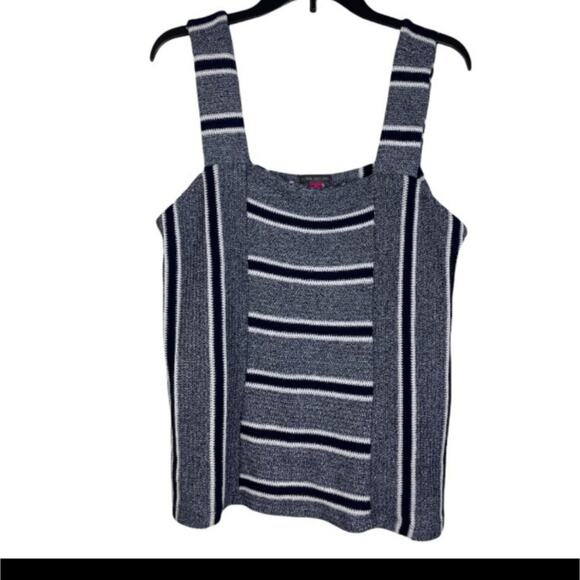 Vince Camuto Sleeveless Striped Sweater NWOT - Picture 7 of 12